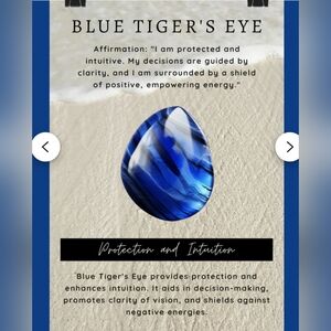 Blue Tigers Eye Crystal / Healing Stone